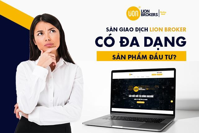 Tài sản cung cấp của sàn giao dịch forex Lion
